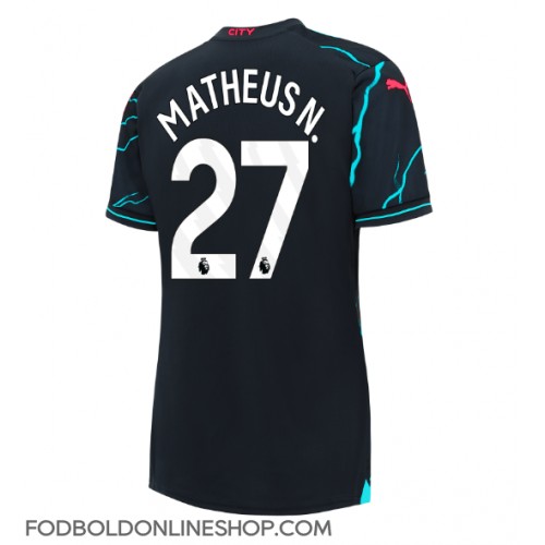 Manchester City Matheus Nunes #27 Tredjetrøje Dame 2023-24 Kortærmet